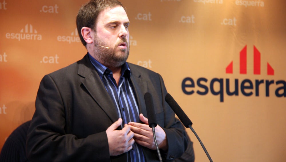 Oriol Junqueras, candidato de ERC