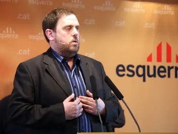 Oriol Junqueras, candidato de ERC Oriol Junqueras, candidato de ERC