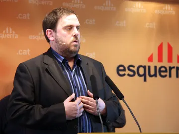 Oriol Junqueras, candidato de ERC Oriol Junqueras, candidato de ERC