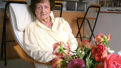 Dita Kraus, la bibliotecaria de Auschwitz. Dita Kraus, la bibliotecaria de Auschwitz.