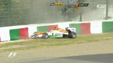 Di Resta sufre un accidente en Suzuka