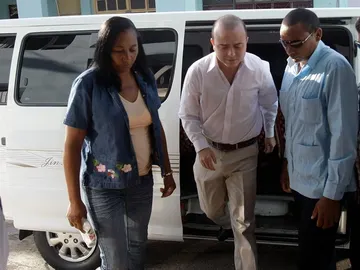 Ángel Carromero en su llegada al tribunal Provincial de la ciudad de Bayamo Ángel Carromero en su llegada al tribunal Provincial de la ciudad de Bayamo