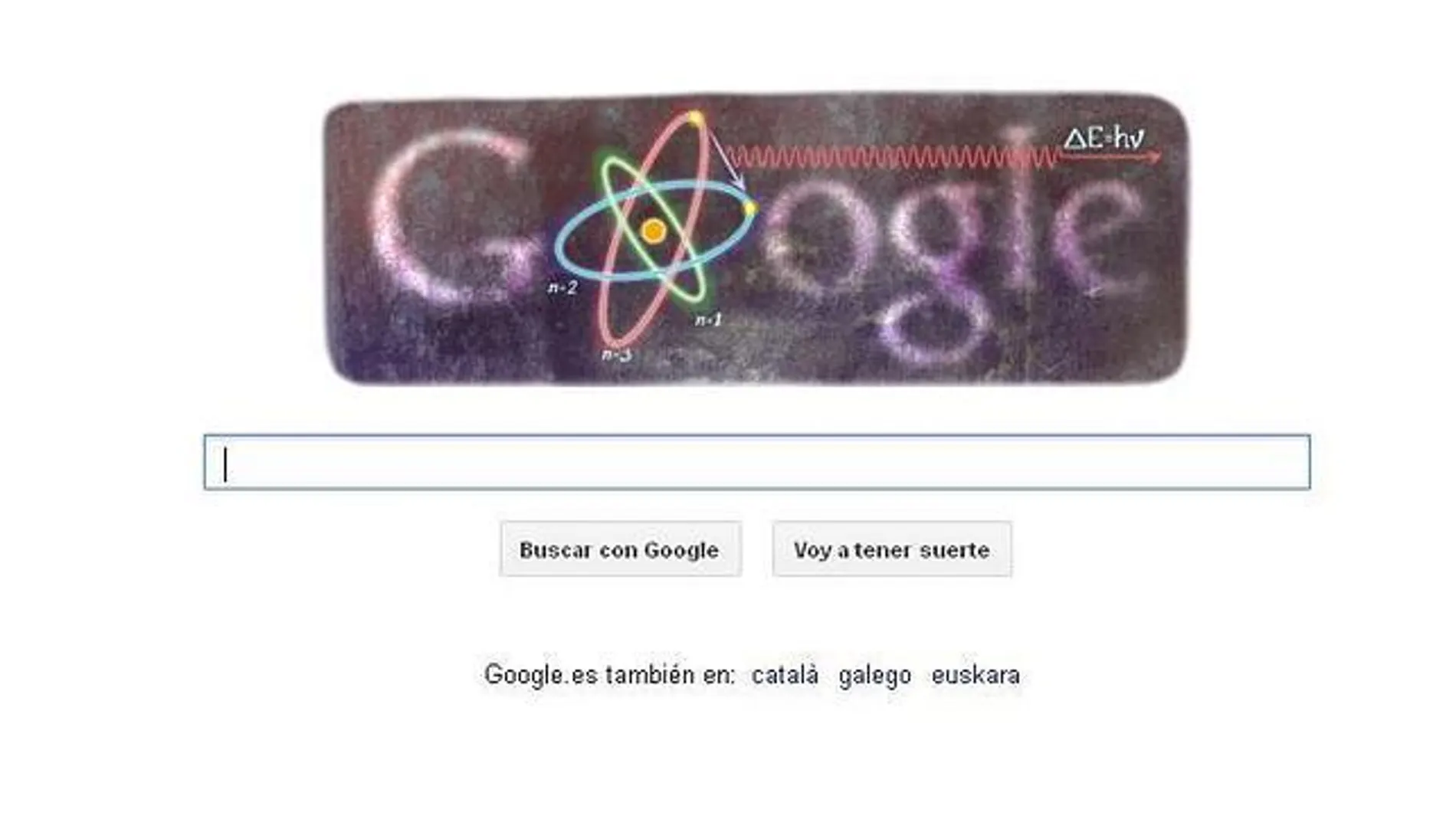Google homenajea a Bohr Google homenajea a Bohr