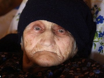 La persona más anciana de Georgia, Antisa Jvichava