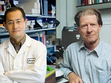 Shinya Yamanaka y John Gurden Shinya Yamanaka y John Gurden