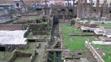 Lugar donde murió apuñalado Julio César