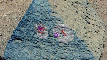 Piedra marciana encontrada por el 'Curiosity'