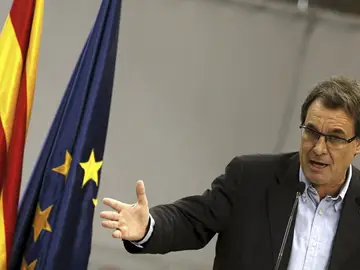 Artur Mas en un acto de precampaña Artur Mas en un acto de precampaña