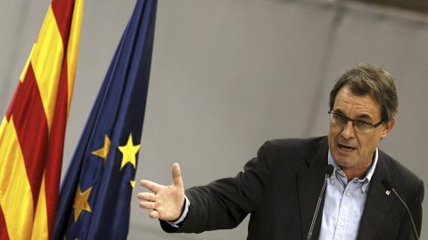 Artur Mas en un acto de precampa&ntilde;a