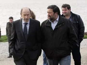 Rubalcaba y Caamaño juntos Rubalcaba y Caamaño juntos
