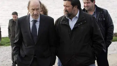 Rubalcaba y Caamaño juntos Rubalcaba y Caamaño juntos