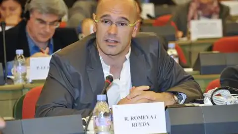 Raúl Romeva, eurodiputado de Iniciativa Els Verds Raúl Romeva, eurodiputado de Iniciativa Els Verds