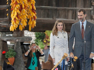 Los Príncipes de Asturias visitan Bueño