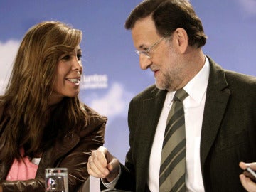 Mariano Rajoy junto a Alicia Sánchez Camacho