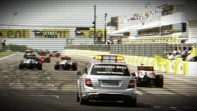 La labor del coche médico en la F1