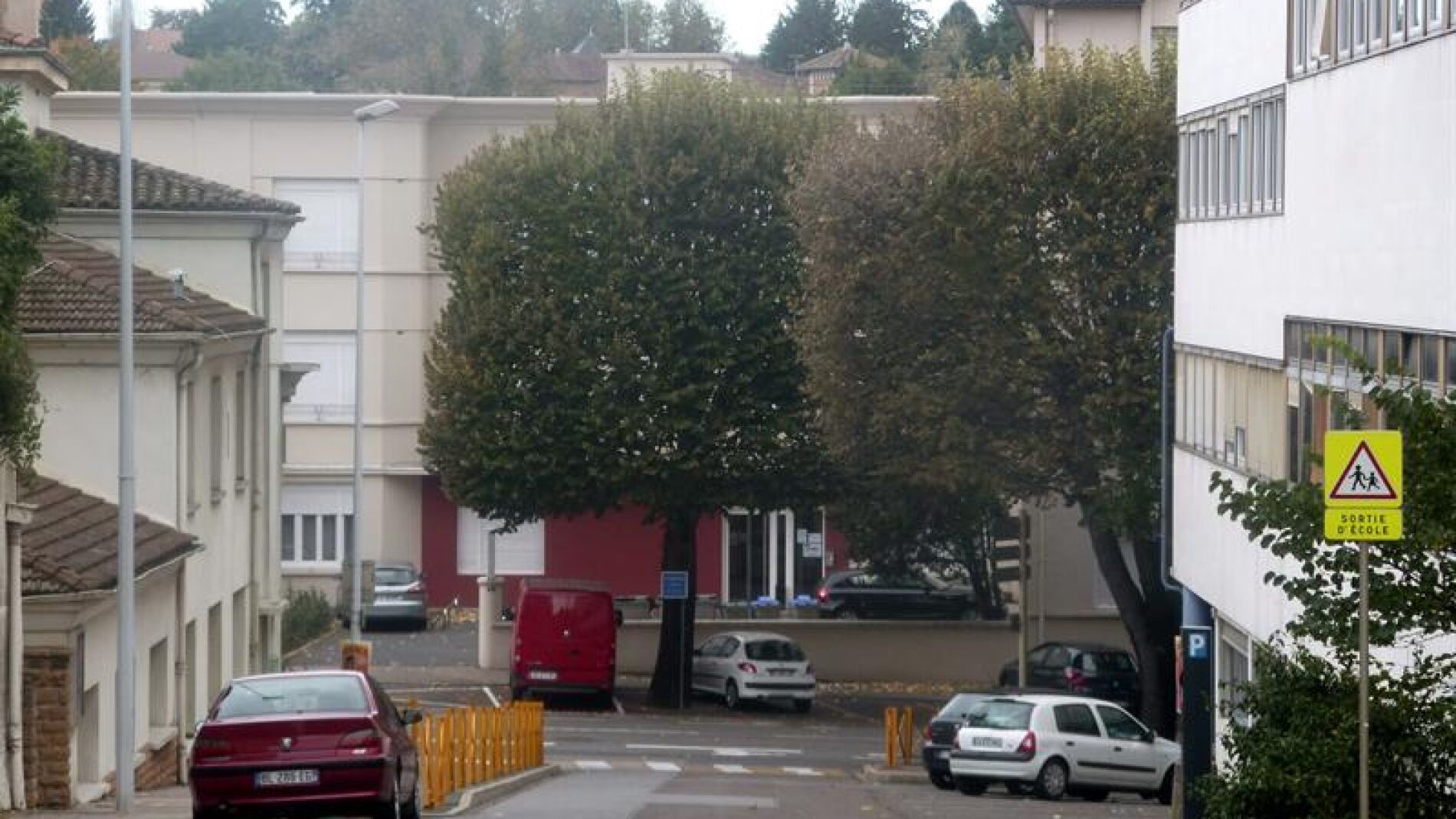 Alrededores de la residencia hotel de Macon