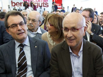 Duran, junto a Artur Mas