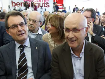 Duran, junto a Artur Mas Duran, junto a Artur Mas