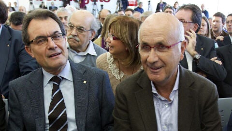 Duran, junto a Artur Mas