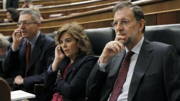 Rajoy, Saéz de Santamaría y Ruíz-Gallardón