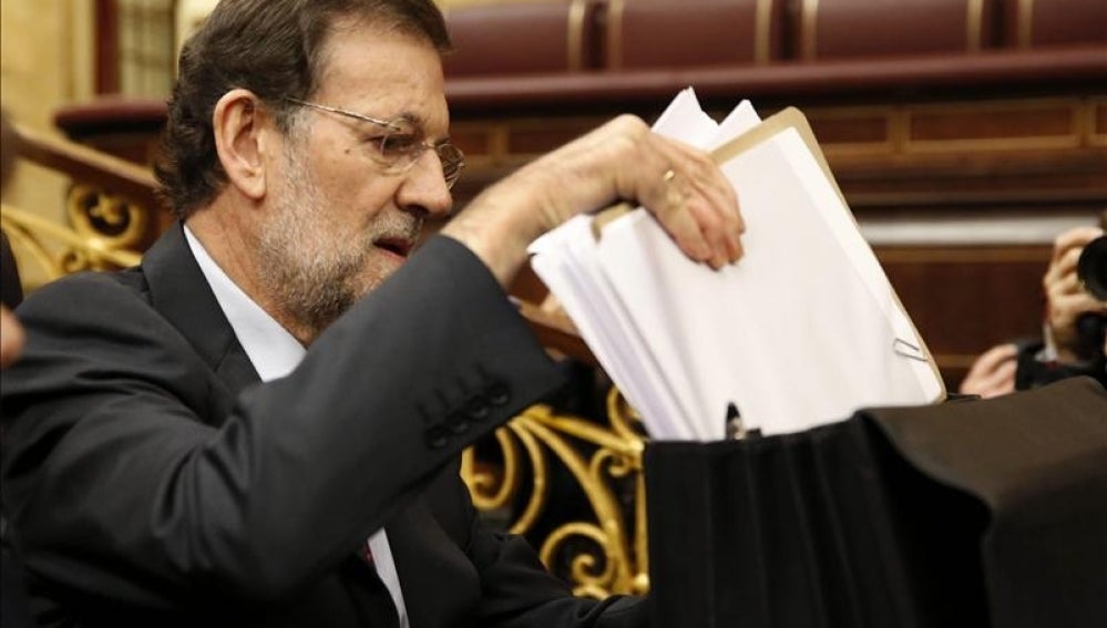  El presidente del Gobierno, Mariano Rajoy