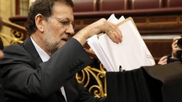  El presidente del Gobierno, Mariano Rajoy