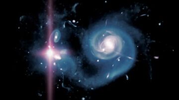 Simulación de una galaxia con una supernova superluminosa