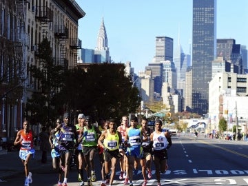 Un momento del maratón de Nueva York