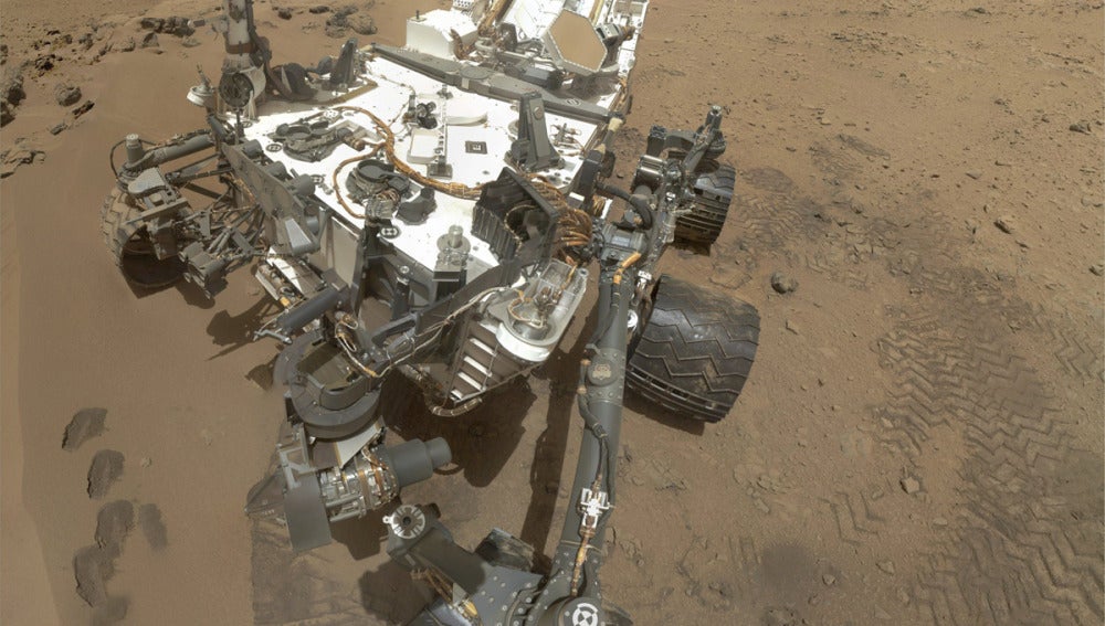 El explorador Curiosity en Marte