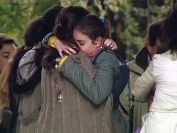 Emoción de los familiares y amigos de Belén, cuarta fallecida en el Madrid Arena Emoción de los familiares y amigos de Belén, cuarta fallecida en el Madrid Arena