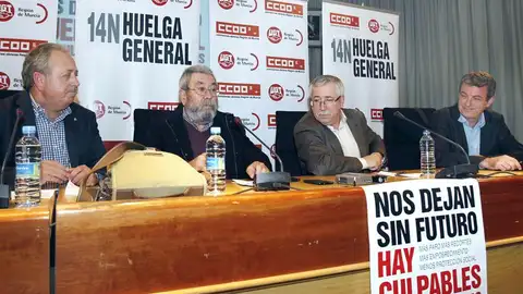 Los secretarios generales de UGT, Cándido Méndez, y CCOO, Ignacio Fernández Toxo Los secretarios generales de UGT, Cándido Méndez, y CCOO, Ignacio Fernández Toxo
