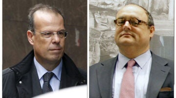 Dos exdirectivos bancarios, Javier García Paredes y José Luis Pego