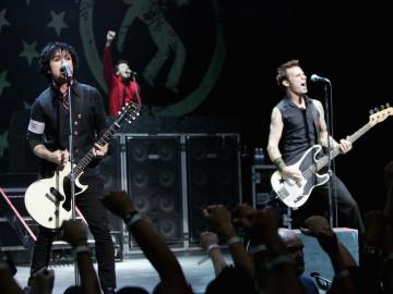 Green Day durante un concierto