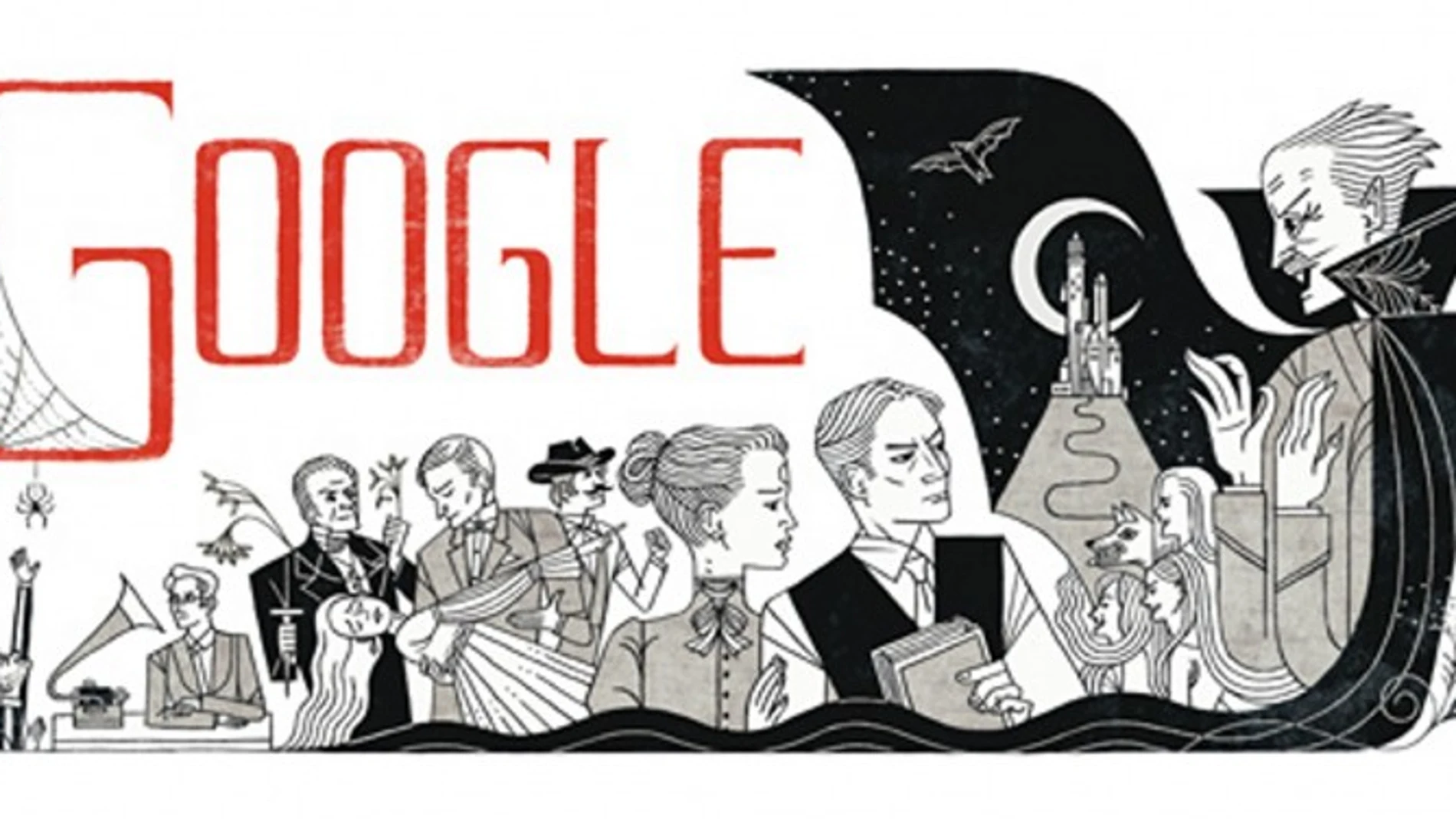 Doodle de Bram Stoker Doodle de Bram Stoker
