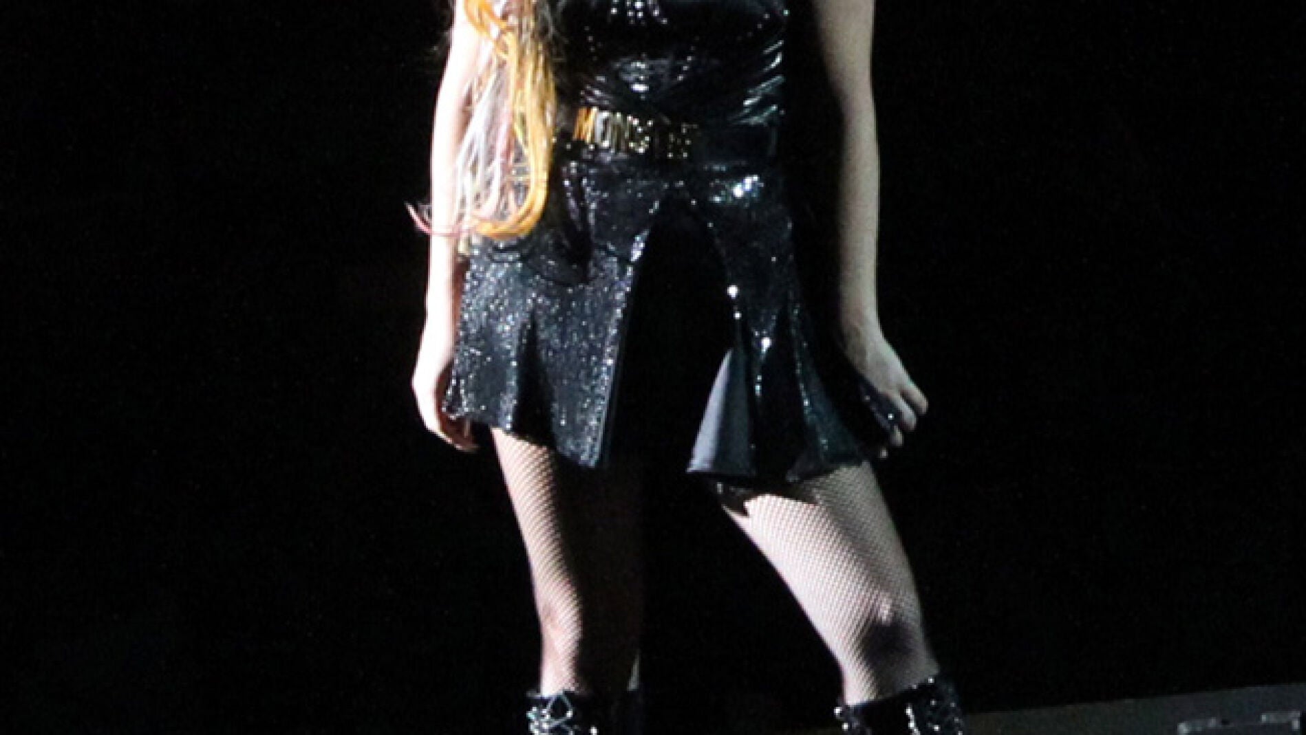 Lady Gaga durante uno de sus conciertos.