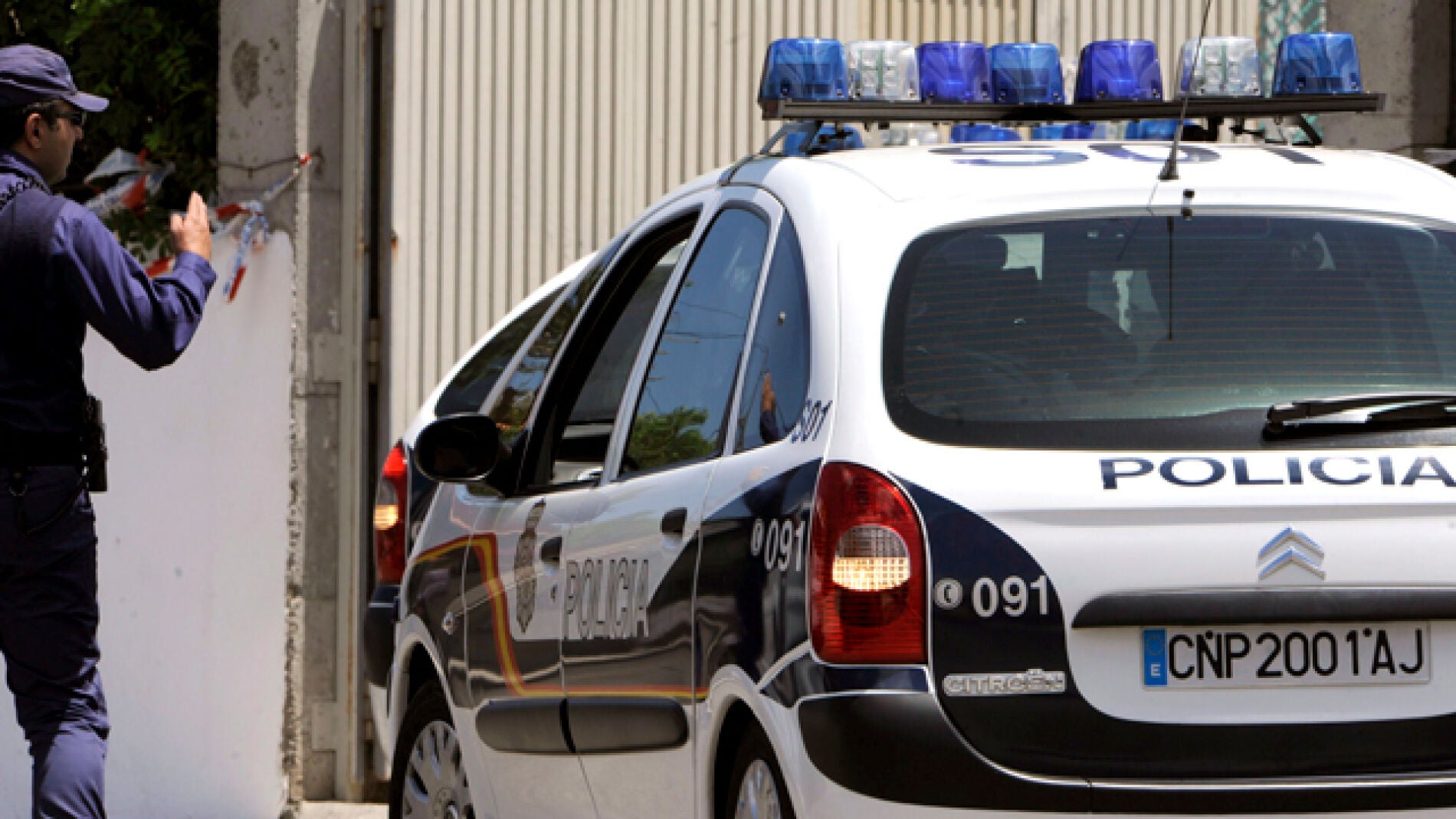 Un coche de la Polic&iacute;a