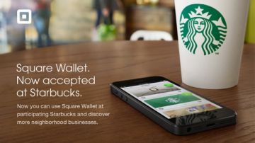 Imagen promocional de Square para Starbucks