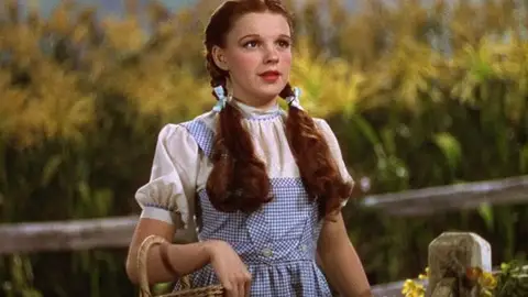Judy Garland en 'El mago de Oz' Judy Garland en 'El mago de Oz'