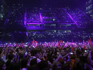 Panorámica del Madrid Arena. Panorámica del Madrid Arena.