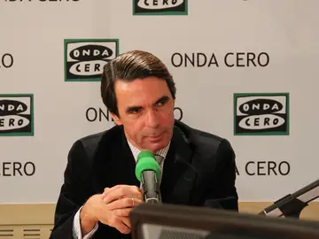 José María Aznar, expresidente del Gobierno en Onda Cero José María Aznar, expresidente del Gobierno en Onda Cero
