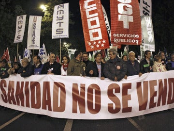 Marcha a favor de la Sanidad pública