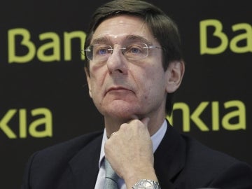 El presidente de Bankia, José Ignacio Goirigolzarri, durante la presentación del plan en Madrid