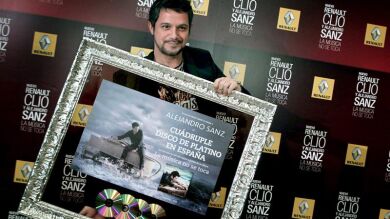 Alejandro Sanz recibe el cuádruple disco platino por 