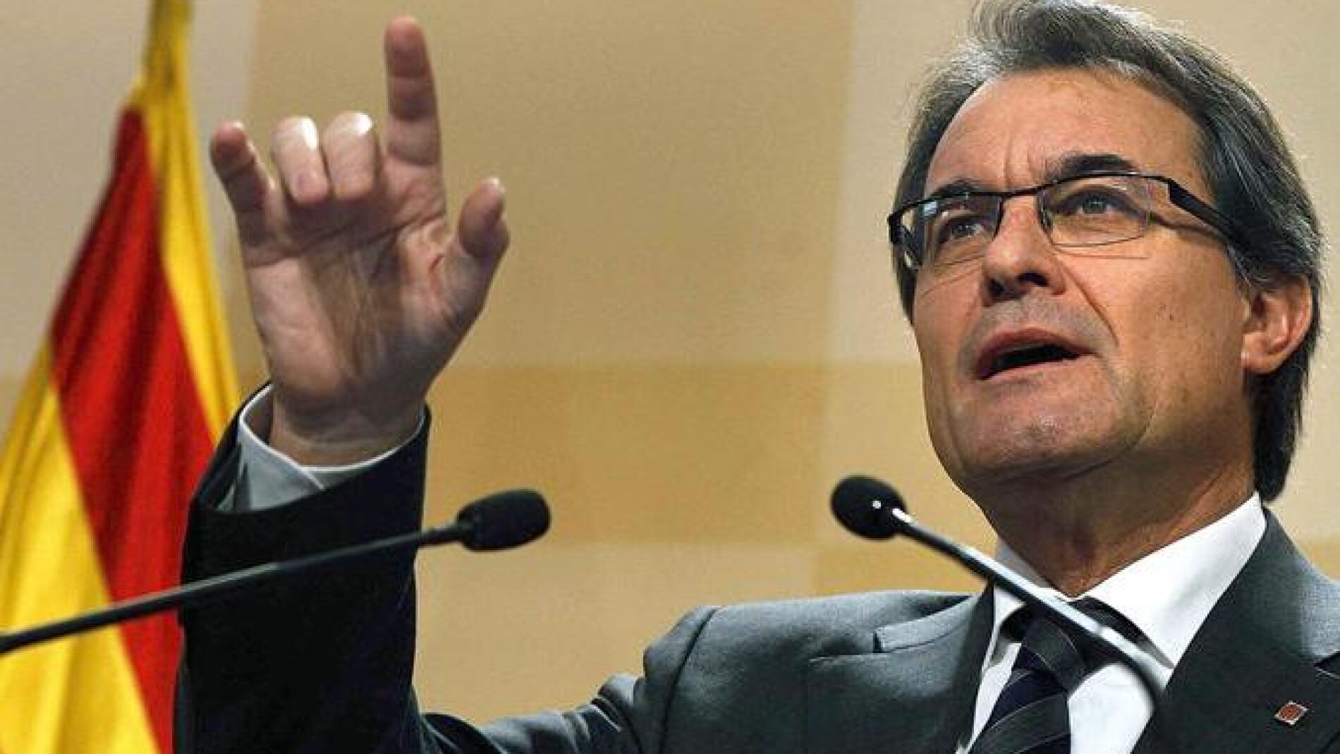 El presidente de la Generalitat, Artur Mas