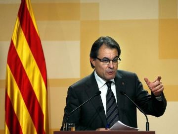 Artur Mas comparece ante los medios