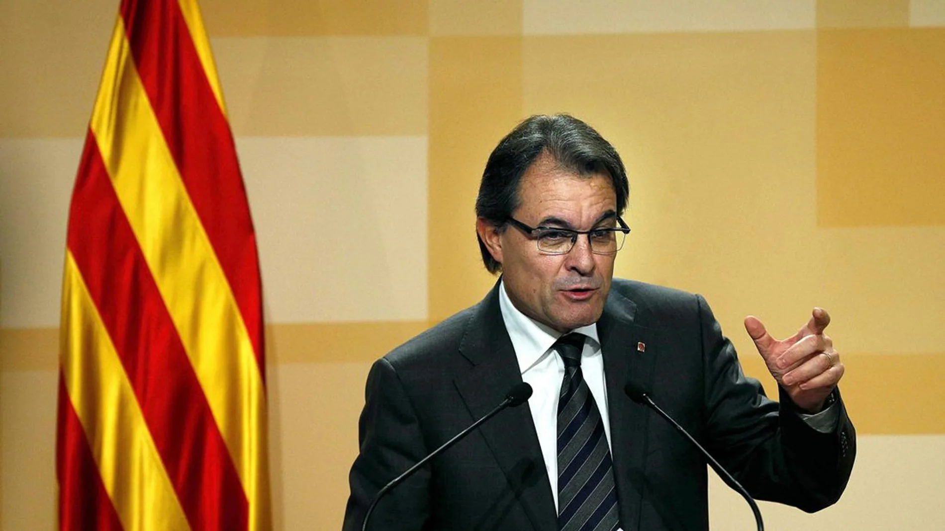 Artur Mas comparece ante los medios Artur Mas comparece ante los medios