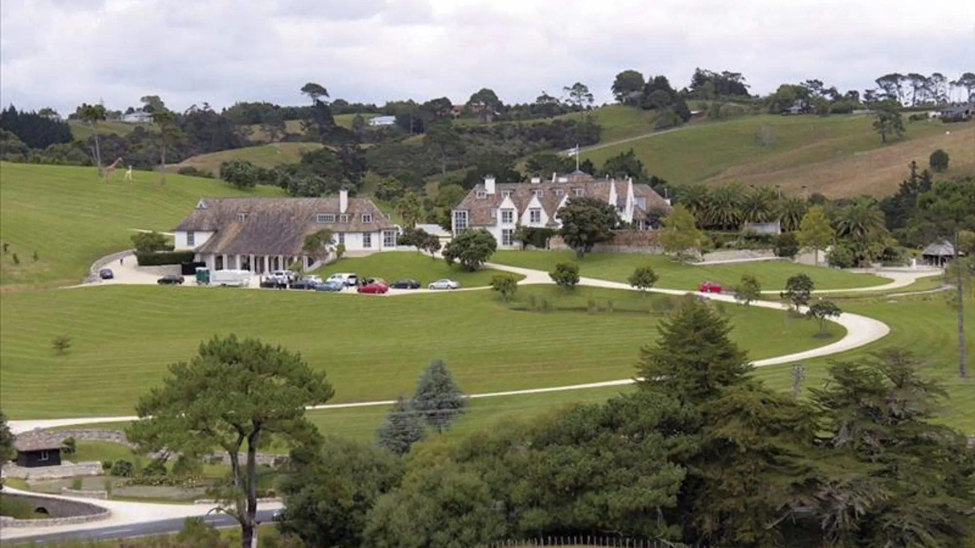 Residencia propiedad del fundador de MegaUpload, Kim Schmitz o Dotcom, en Coatesville Residencia propiedad del fundador de MegaUpload, Kim Schmitz o Dotcom, en Coatesville