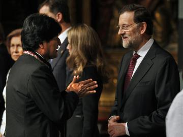 Evo Morales y Mariano Rajoy