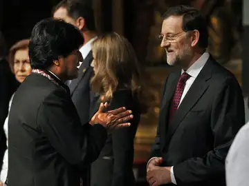 Evo Morales y Mariano Rajoy Evo Morales y Mariano Rajoy