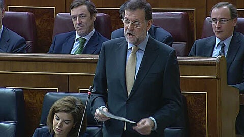 Mariano Rajoy, en el Congreso de los Diputados